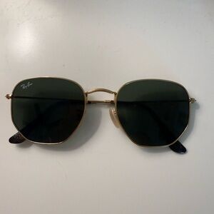 RayBan Hexagonal Flat Lenses